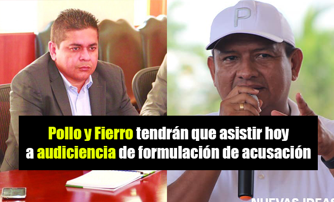 Hoy tendrán que acudir a audiencia de formulación de acusación el candidato Luís Alberto Bohórquez y el alcalde Alexander Fierro