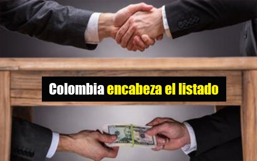 Colombia es el país más corrupto del mundo, según ranking